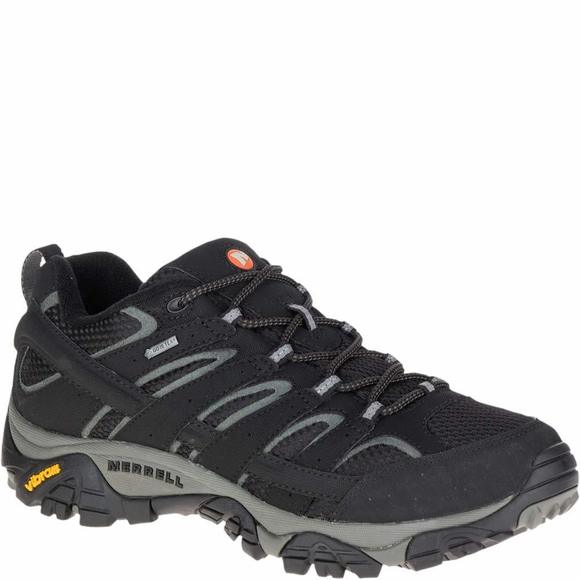 MERRELL MEN'S MOAB GTX LOW RISE HIKING BOOTS, BLACK/BLACK, 12 UK